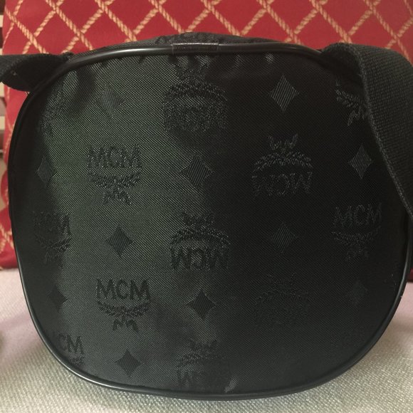 EUC Vintage MCM Silky Jacquard Monogram Visetos Mini Backpack main image 4